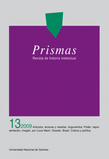 					Ver Vol. 13 Núm. 1 (2009): Prismas. Revista de historia intelectual
				