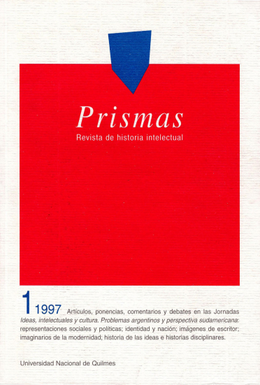					Ver Vol. 1 Núm. 2 (1997): Prismas - Revista de historia intelectual
				