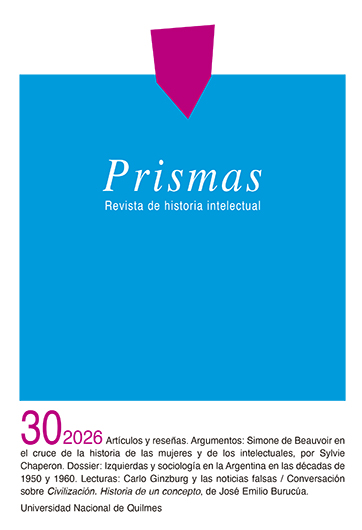 					Ver Vol. 30 Núm. 2 (2026): Prismas. Revista de historia intelectual
				